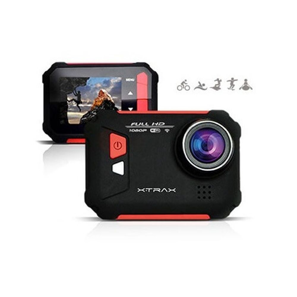 Camera-de-Acao-Xtrax-EVO-Full-HD-Wi-Fi-12MP-e-Display-Integrado Camera-de-Acao-Xtrax-EVO-Full-HD-Wi-Fi-12MP-e-Display-Integrado