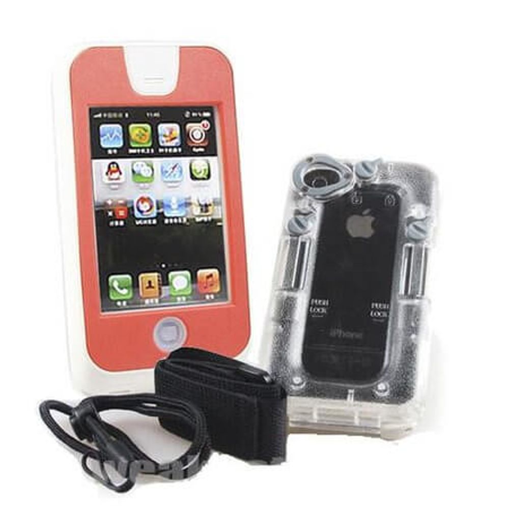 Caixa-Estanque-para-iPhone-4-4s---Laranja Caixa-Estanque-para-iPhone-4-4s---Laranja