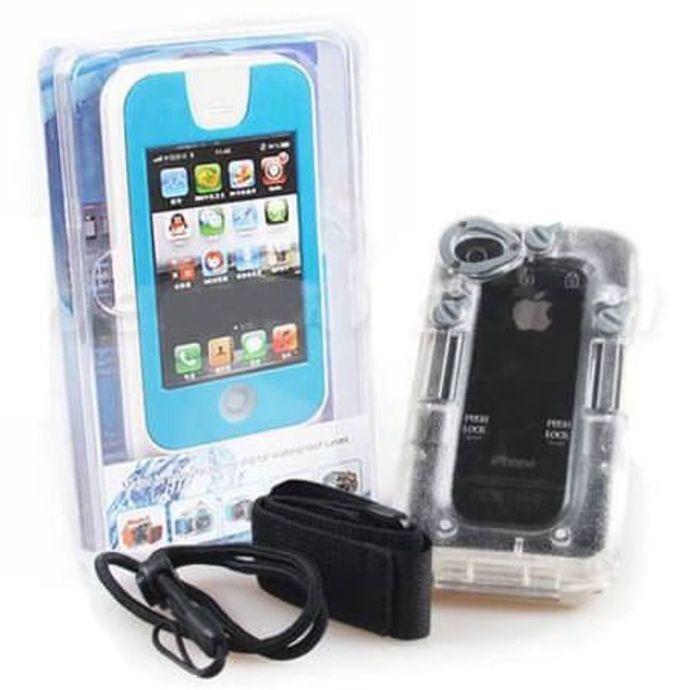 Caixa-Estanque-para-iPhone-4-4s---Azul Caixa-Estanque-para-iPhone-4-4s---Azul