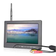 Monitor-FPV-Led-7--Entrada-RCA---AV-e-Receptor-Wireless-5.8GHz