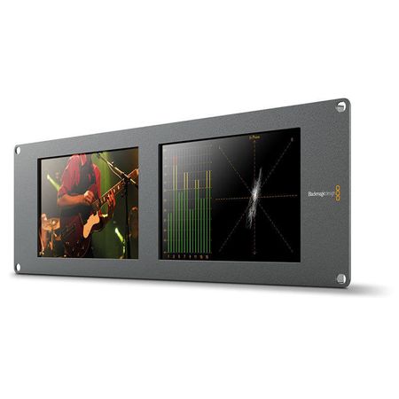 Monitor-Blackmagic-Smartscope-Duo-4K-de-8--Rack-com-Duplo-G-SDI