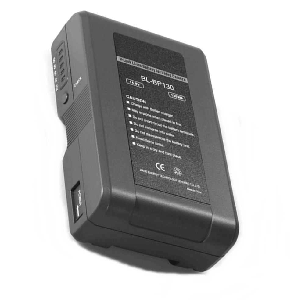 Bateria-Broadcast-V-Mount-BP130-para-Filmadoras-Profissionais Bateria-Broadcast-V-Mount-BP130-para-Filmadoras-Profissionais