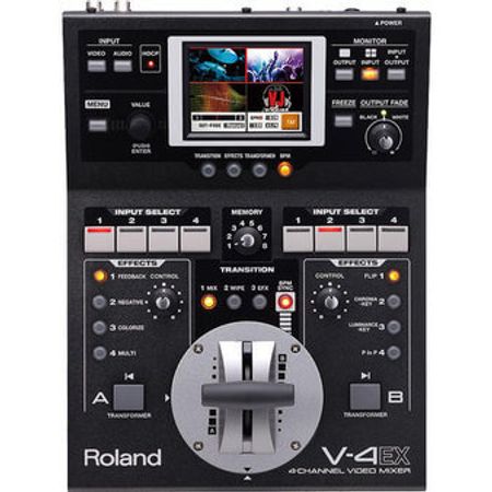 Video-Mixer-Roland-V-4EX-de-4-Canais-Digitais-com-Efeitos