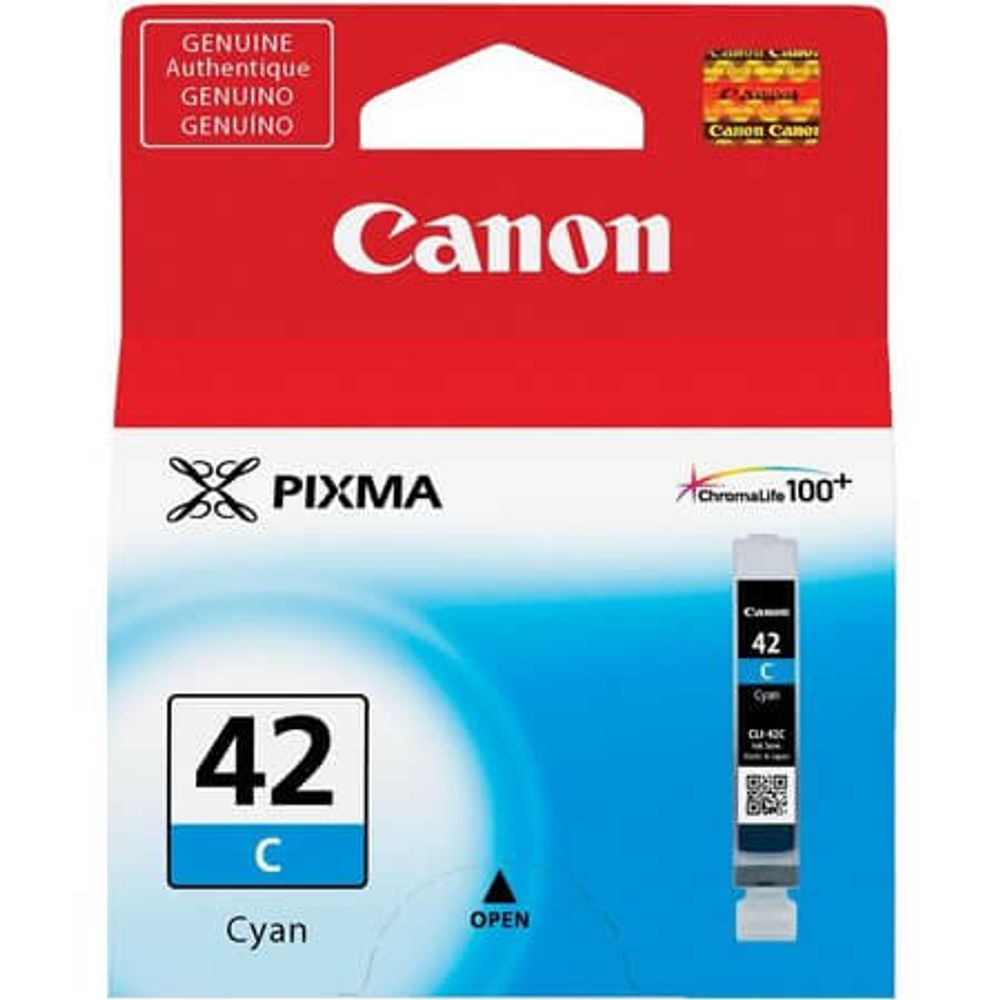 Cartucho-Canon-CLI-42-Ciano-para-Impressora-Canon-Pixma Cartucho-Canon-CLI-42-Ciano-para-Impressora-Canon-Pixma