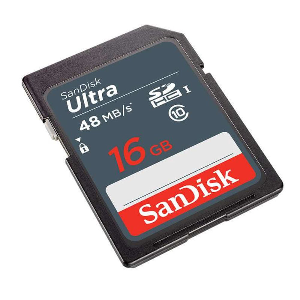 Cartão de Memória Sandisk Ultra SDHC 16GB, Classe 10, 48mb/s (320x