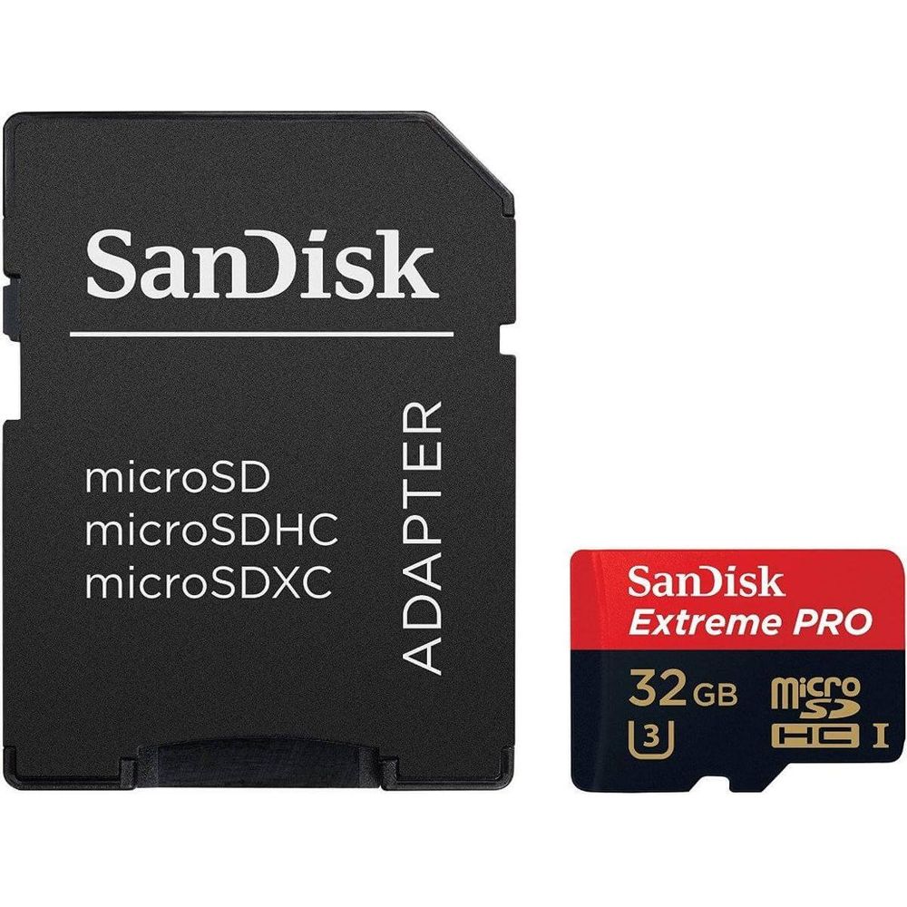 Cartao-Micro-SD-32GB-Sandisk-Extreme-USH3-95mb-s-Classe-10 Cartao-Micro-SD-32GB-Sandisk-Extreme-USH3-95mb-s-Classe-10
