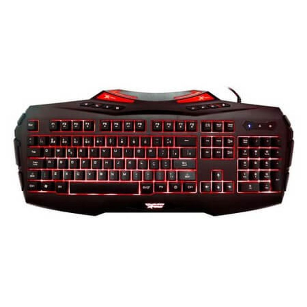 Teclado-Gamer-TecDrive-Xfire-Ogum-USB-7-Cores Teclado-Gamer-TecDrive-Xfire-Ogum-USB-7-Cores