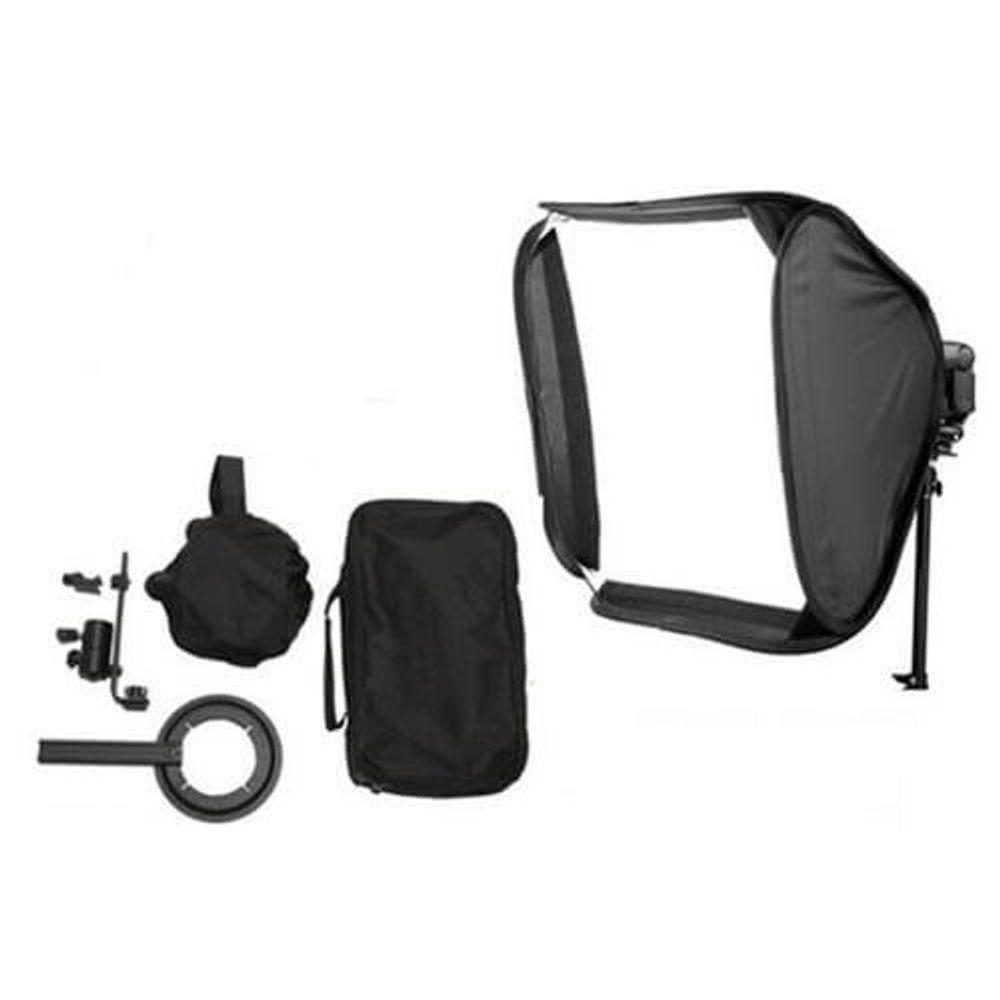 Softbox Speedlite de 60X60cm com Instalação Rápida - eMania Foto e Video