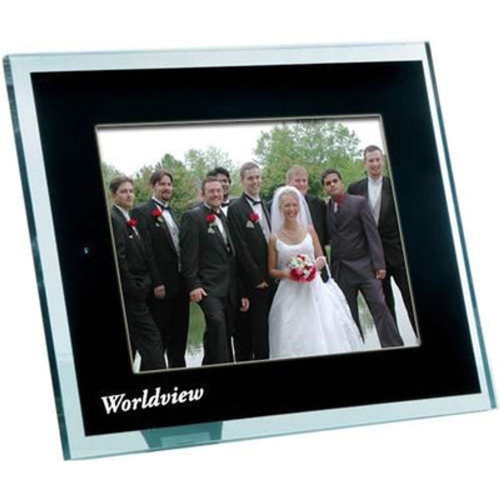 Porta Retrato Digital 15' LCD com Moldura Preta - eMania Foto e Video