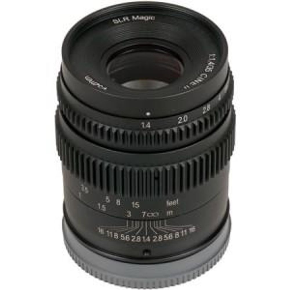 Lente Cine SLR Magic 35mm T1.4 MarkII - WorldView