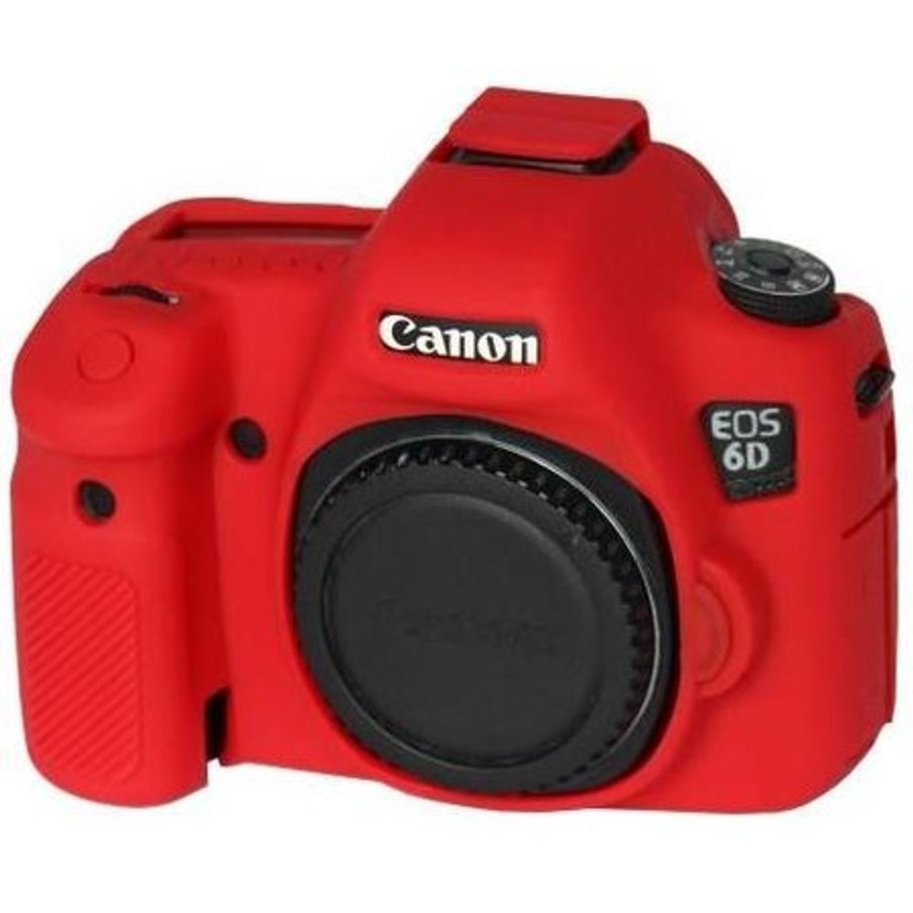 Capa-de-Silicone-para-Canon-6D---Vermelha Capa-de-Silicone-para-Canon-6D---Vermelha