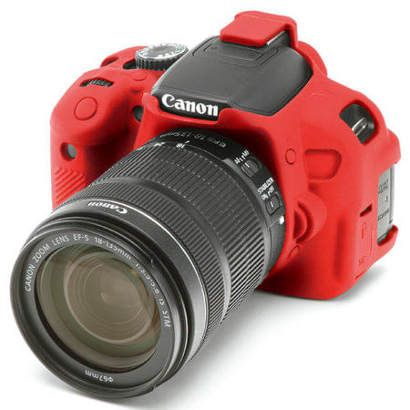 Capa-de-Silicone-para-Canon-T5i-e-T4i---Vermelha