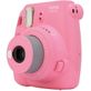 Kit-Camera-Instantanea-Fujifilm-Instax-Mini-9-Rosa-Flamingo-com-Bolsa-e-Filme-Instantaneo-para-10-Fotos