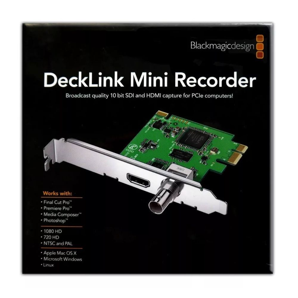 Capturadora Video Blackmagic Design DeckLink Mini Recorder 4K