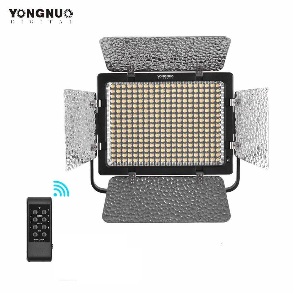 Iluminador-Led-Yongnuo-YN320-Cor-Variavel--3200-5500K- Iluminador-Led-Yongnuo-YN320-Cor-Variavel--3200-5500K-