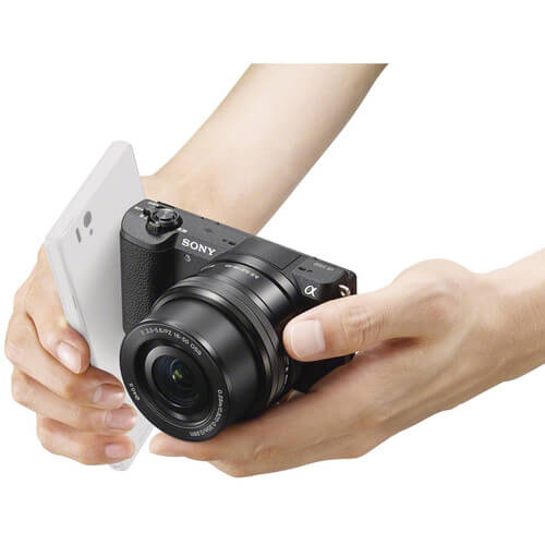 Mirrorless Sony a5100 e Lente 16-50mm - eMania Foto e Video