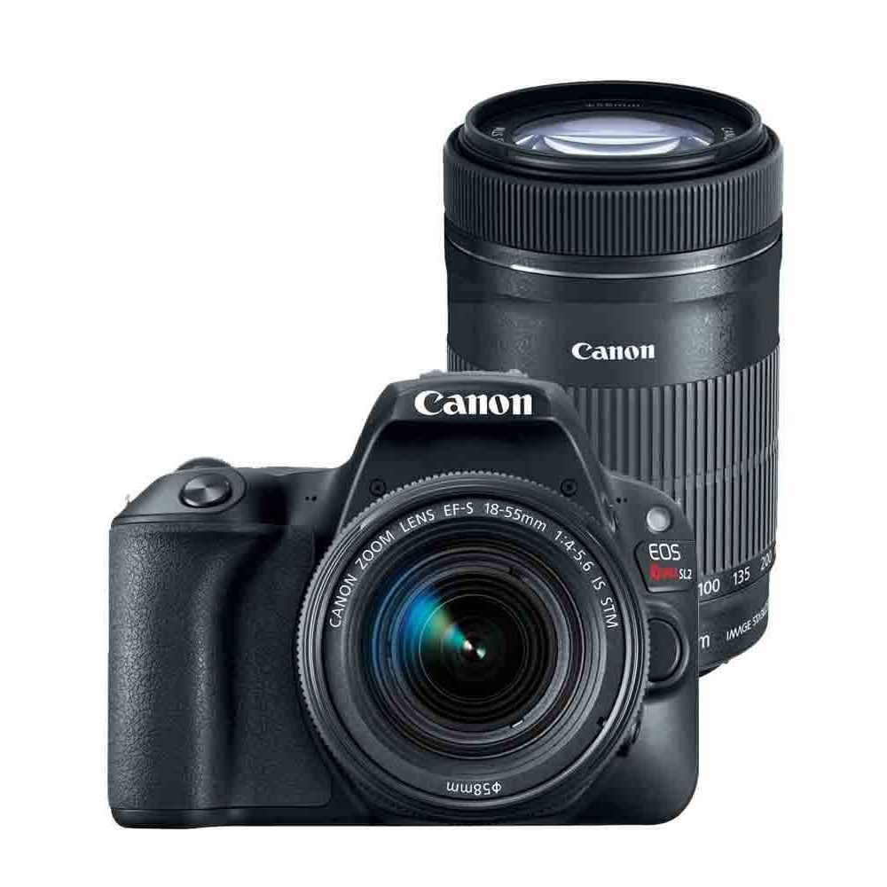 Kit-Camera-Canon-EOS-SL2-com-Lentes-18-55mm---55-250mm-IS-STM Kit-Camera-Canon-EOS-SL2-com-Lentes-18-55mm---55-250mm-IS-STM