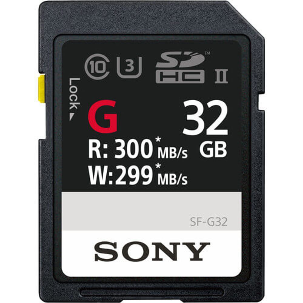 Cartao-SDXC-32GB-Sony-UHS-II-U3-Serie-G-de-300Mb-s--Classe10- Cartao-SDXC-32GB-Sony-UHS-II-U3-Serie-G-de-300Mb-s--Classe10-