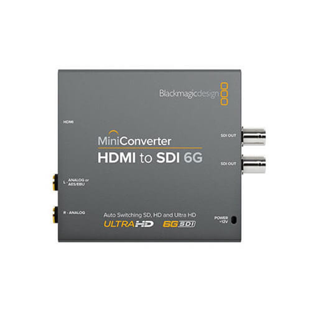 Mini-Conversor-Blackmagic-Design-HDMI-para-SDI-6G Mini-Conversor-Blackmagic-Design-HDMI-para-SDI-6G