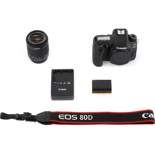 Canon EOS 80D com Lente 18-55mm - WorldView