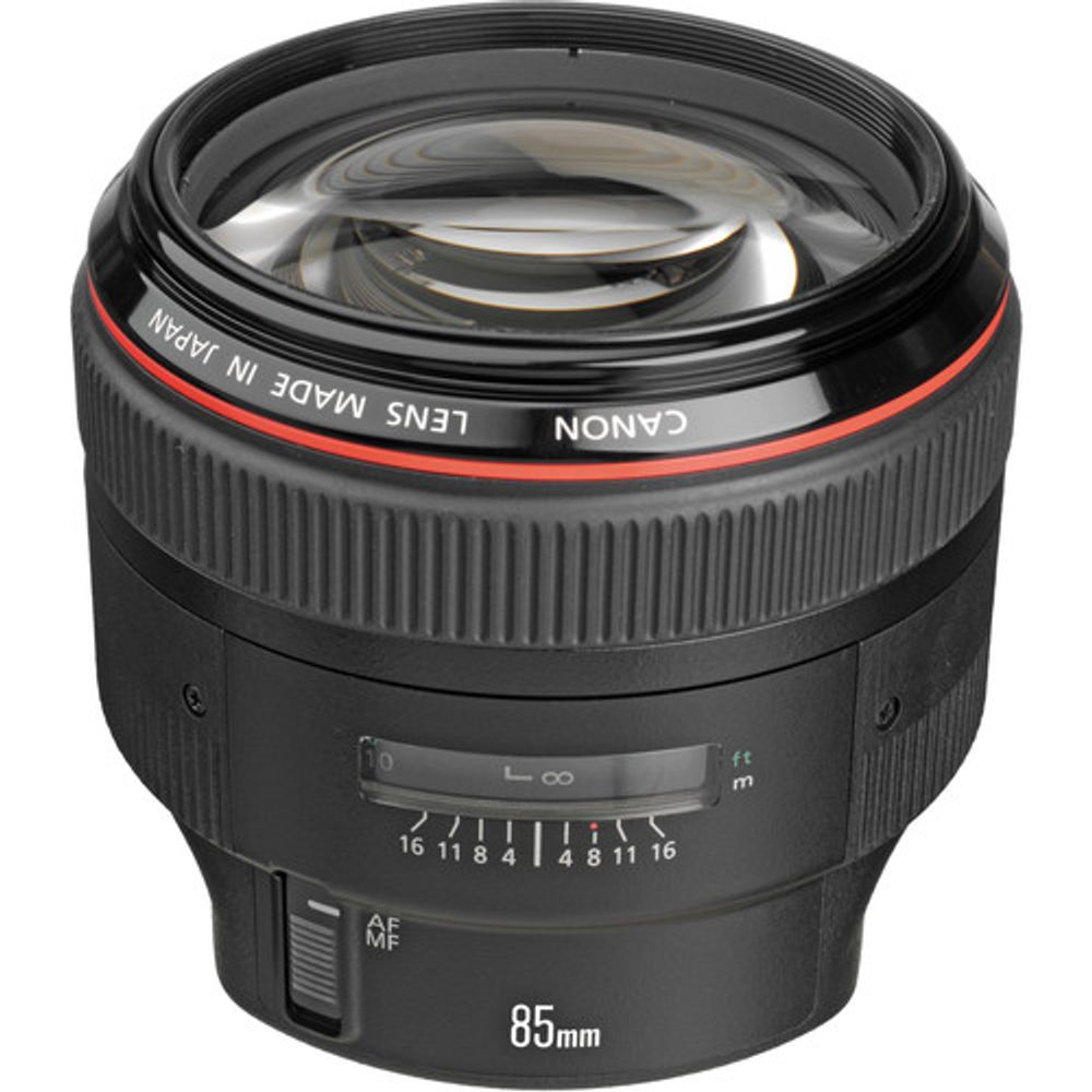 Lente Canon EF 85mm f/1.2L II USM - eMania Foto e Video