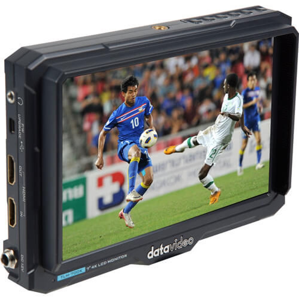 Monitor LCD Datavideo 7" Full Hd com Entrada e Saída HDMI 4K - eMania ...
