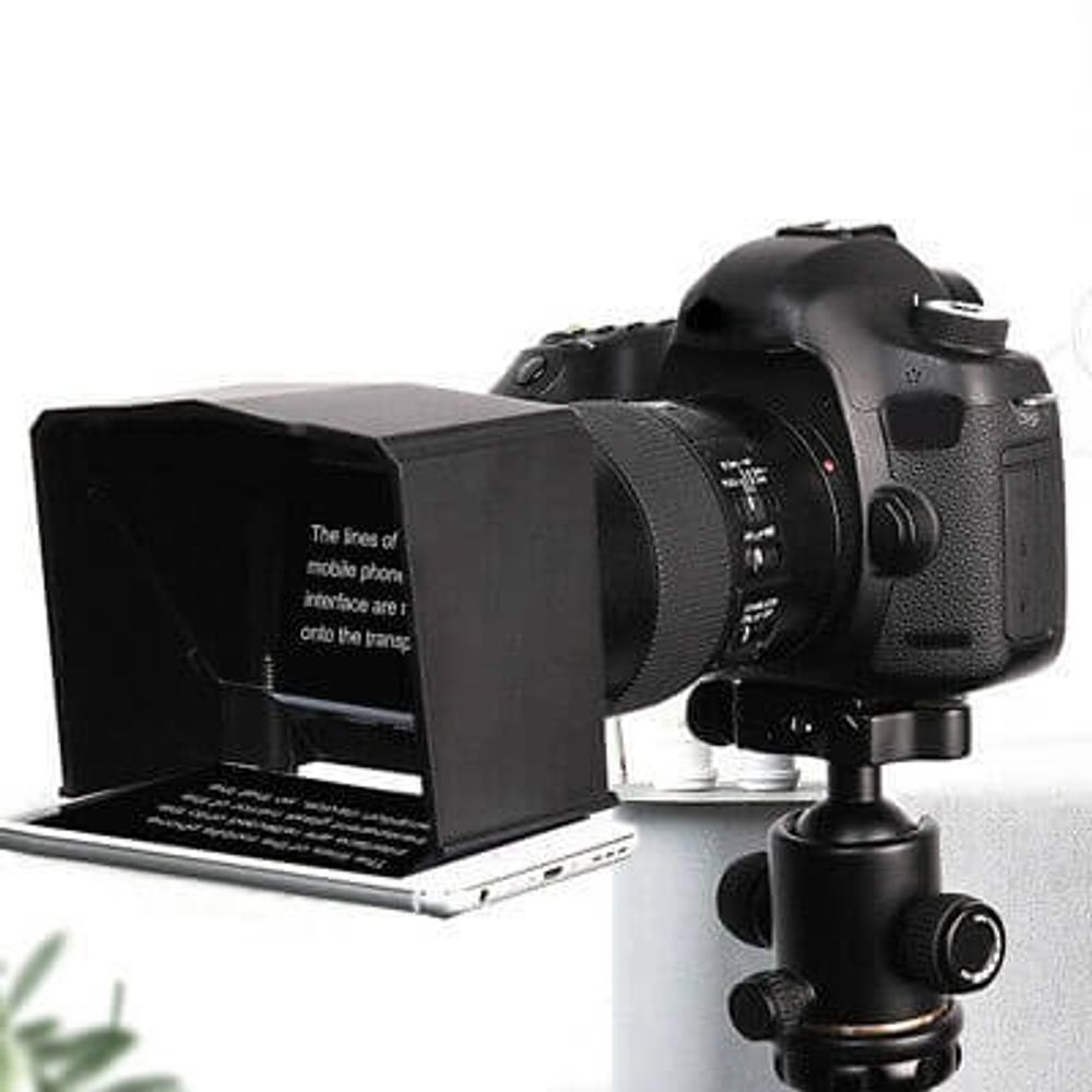Teleprompter SmartPhone Portátil T1 eMania Foto e Video