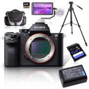 Kit-Sony-Alpha-a7sII-Mirrorless---Monitor-5.6----Tripe-de-Video---Bolsa---Bateria-Extra-e-Cartao-64Gb