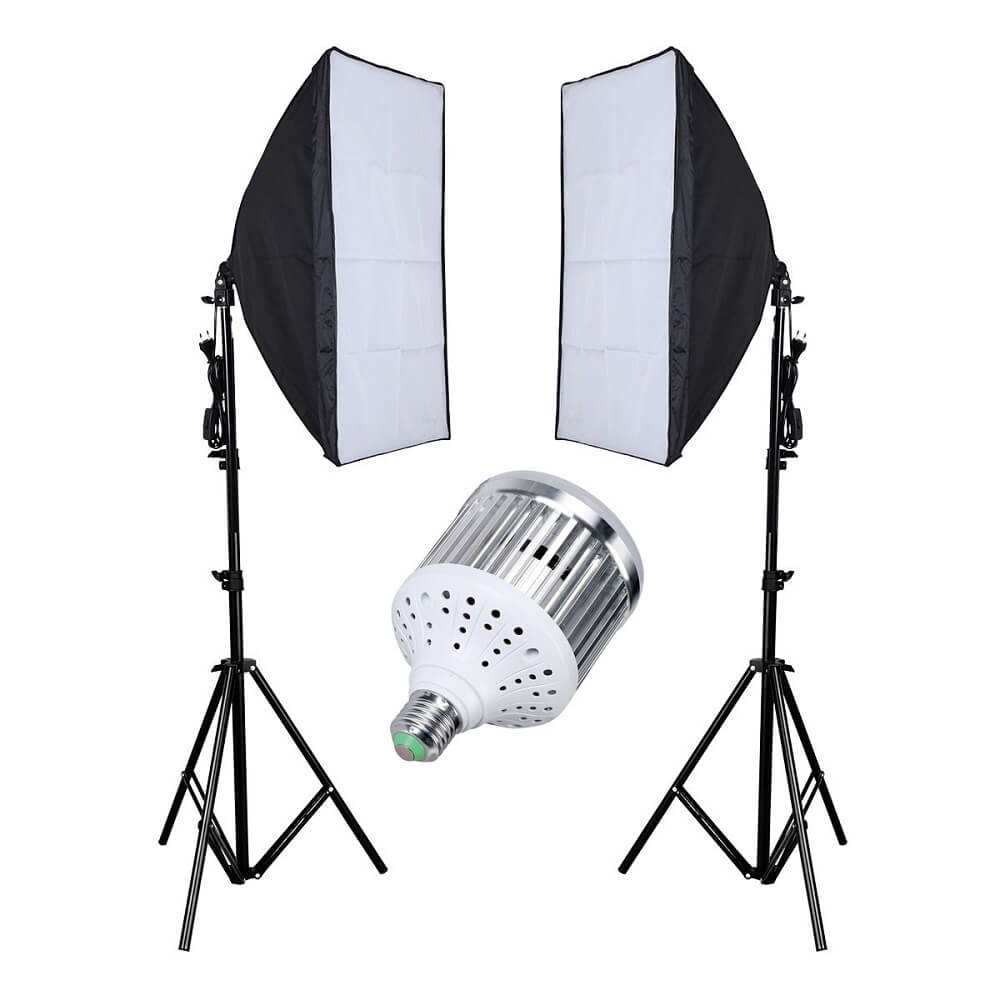 Kit-de-Iluminacao-de-Led-18W-com-2-Softbox-para-Estudio-Fotografico--Bivolt- Kit-de-Iluminacao-de-Led-18W-com-2-Softbox-para-Estudio-Fotografico--Bivolt-