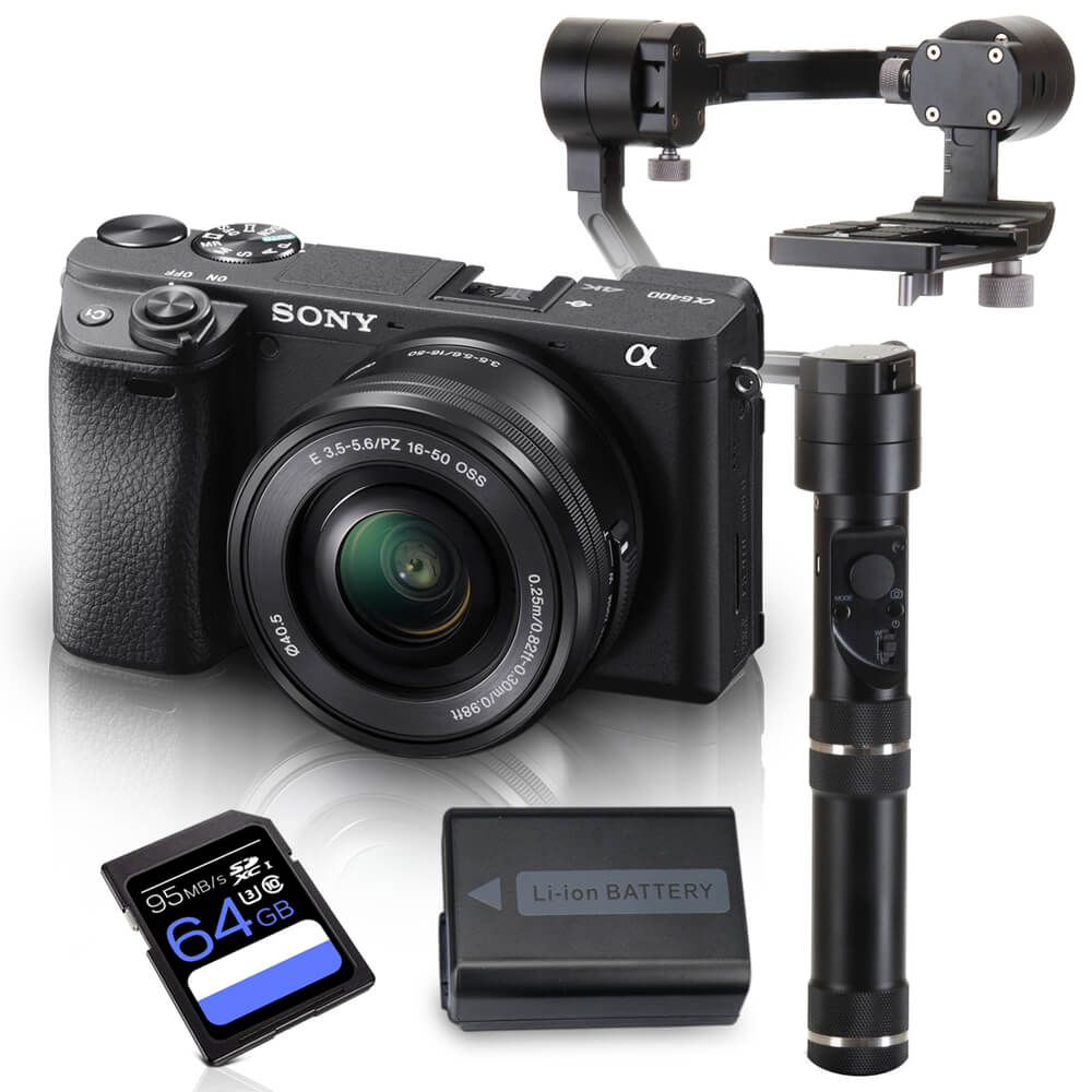 Kit Sony a6400 e Lente 16-50mm + Crane M - eMania Foto e Video