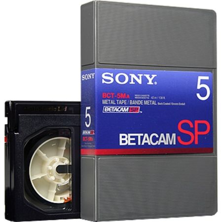 Fita-Cassette-Sony-BCT-5MA-Betacam-SP-Video-5-Minutos--Pequena-