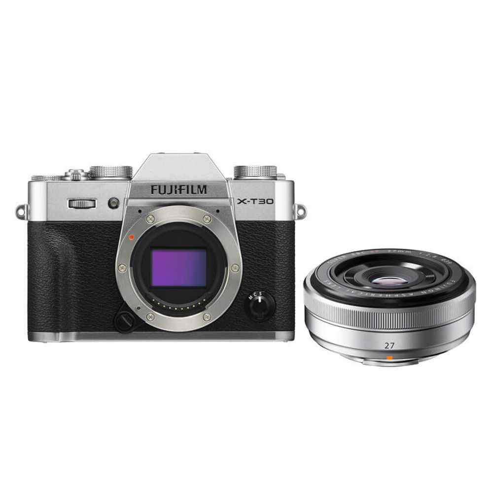 Camera-FujiFilm-X-T30-Mirrorless---Lente-XF-27mm-f-2.8--Prata- Camera-FujiFilm-X-T30-Mirrorless---Lente-XF-27mm-f-2.8--Prata-