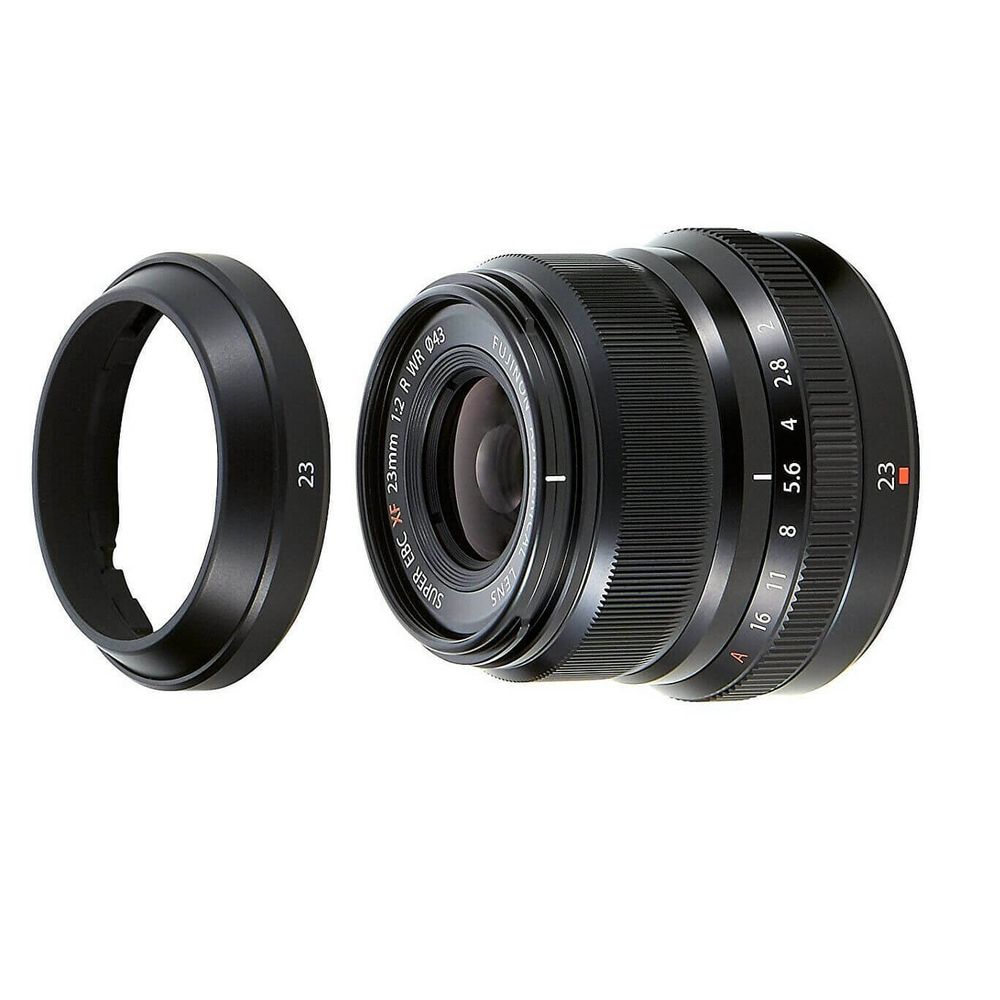 Lente Fujifilm XF 23mm f/2 R WR (Preta) - eMania Foto e Video