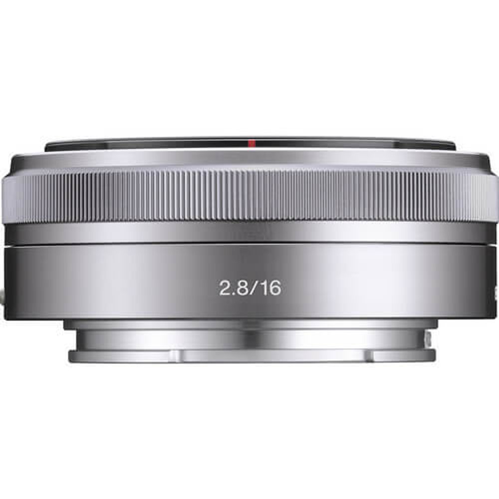 Lente-Sony-E-16mm-f-2.8-E-Mount-Prata--SEL16F28- Lente-Sony-E-16mm-f-2.8-E-Mount-Prata--SEL16F28-