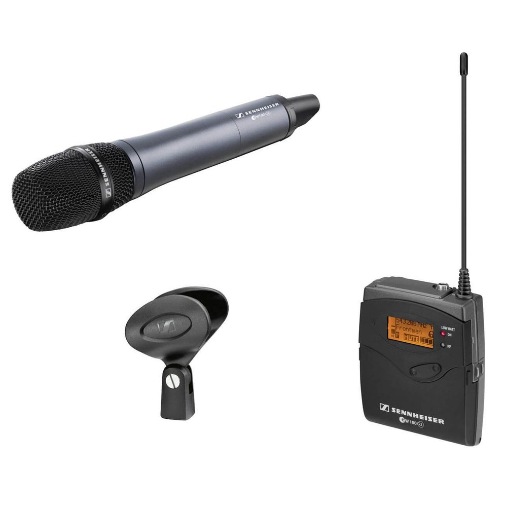 Microfone-de-Mao-Sennheiser-EW-135-p-G3-Sem-Fio-de-Montagem-de-Camera Microfone-de-Mao-Sennheiser-EW-135-p-G3-Sem-Fio-de-Montagem-de-Camera