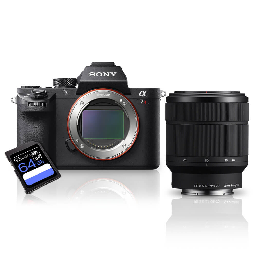 -Kit-Sony-a7R-II-Mirrorless---Lente-Sony-FE-28-70mm--SEL2870----Cartao-SDXC-64Gb -Kit-Sony-a7R-II-Mirrorless---Lente-Sony-FE-28-70mm--SEL2870----Cartao-SDXC-64Gb