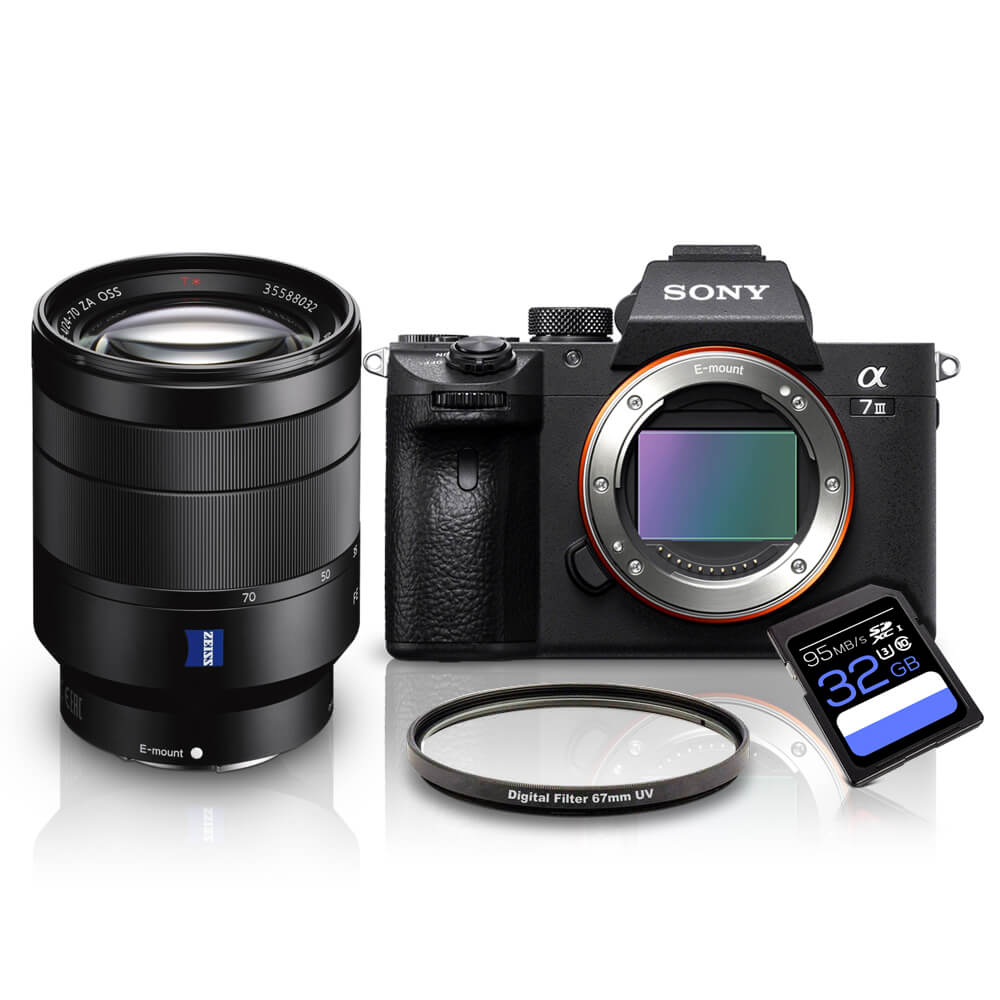 Kit Sony a7MIII + Lente Sony 24-70mm - WorldView