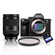 Kit-Sony-a7III-Mirrorless---Lente-Sony-FFE-24-240mm-OSS---Filtro-SkyLight-72mm---Cartao-SDXC-32Gb-de-95Mb-s