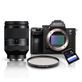 Kit-Sony-a7III-Mirrorless---Lente-Sony-FFE-24-240mm-OSS---Filtro-SkyLight-72mm---Cartao-SDXC-32Gb-de-95Mb-s