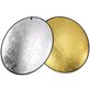 Rebatedor-Circular-2-em-1-Prata-e-Dourado-Ouro-de-100cm-Dobravel Rebatedor-Circular-2-em-1-Prata-e-Dourado-Ouro-de-100cm-Dobravel