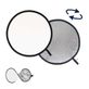 Rebatedor-Circular-2-em-1-Branco-e-Prata-de-100cm-Dobravel- Rebatedor-Circular-2-em-1-Branco-e-Prata-de-100cm-Dobravel-