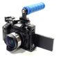 Gaiola-Cage-C7-com-Punho-Handle-Grip-para-Mirrorless-Sony-A7-A6300-A6400-A6500-e-Panasonic-Linha-GH Gaiola-Cage-C7-com-Punho-Handle-Grip-para-Mirrorless-Sony-A7-A6300-A6400-A6500-e-Panasonic-Linha-GH