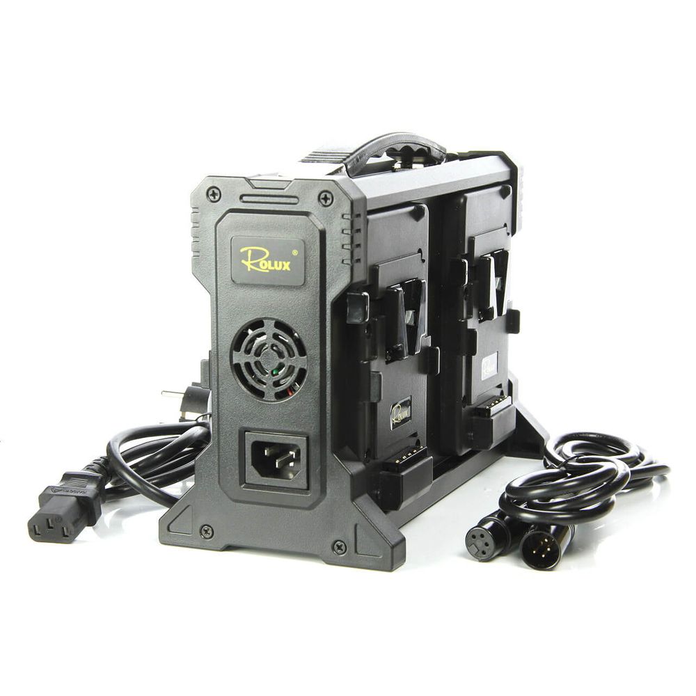 Carregador-Broadcast-RL-4KS-para-4x-Baterias-V-Mount-com-Saida-XLR--Bivolt- Carregador-Broadcast-RL-4KS-para-4x-Baterias-V-Mount-com-Saida-XLR--Bivolt-