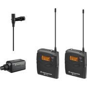 Kit-Combo-Microfone-Sem-Fio-Lapela-ME2-Sennheiser-EW-100-ENG-G3-G-Wireless-Conversor-XLR--G-566-608MHz-