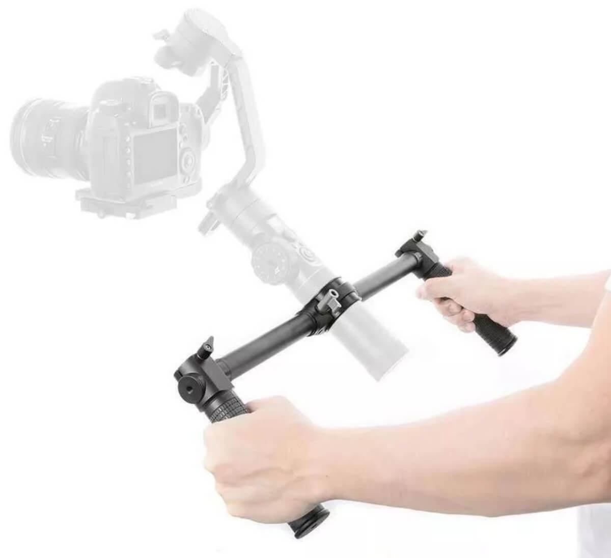 Suporte Extensor ZhiyunDual Hand Crane-2 - eMania Foto e Video