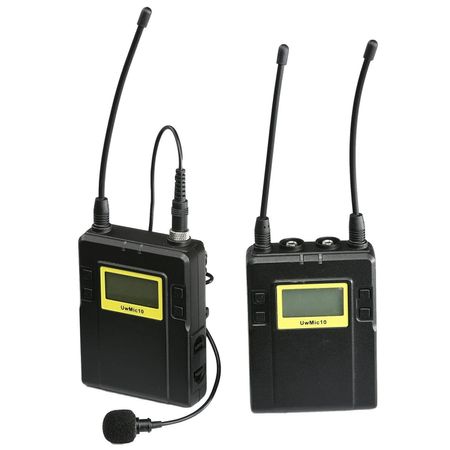 Sistema-Microfone-Lapela-Sem-Fio-Saramonic-UwMic10-UHF-Wireless-com-Transmissor-TX10-e-Receptor-RX10