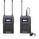 Sistema-Microfone-Lapela-Sem-Fio-Boya-BY-WM8-Pro-K2-Wireless-de-Dois-Canais-UHF Sistema-Microfone-Lapela-Sem-Fio-Boya-BY-WM8-Pro-K2-Wireless-de-Dois-Canais-UHF