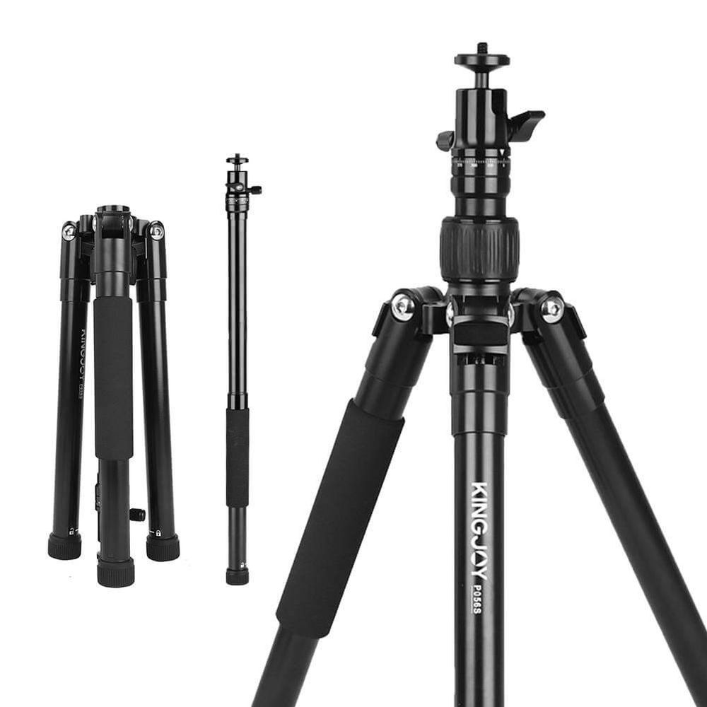 Tripe-Monope-Portatil-Kingjoy-P056s-com-Botoes-de-Controle-da-Cabeca-Ball-Head Tripe-Monope-Portatil-Kingjoy-P056s-com-Botoes-de-Controle-da-Cabeca-Ball-Head