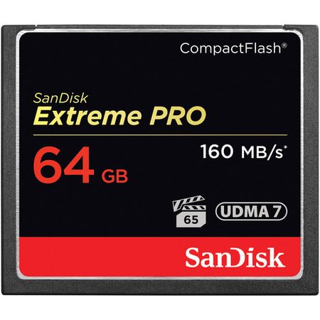 Cartao-CompactFlash-SanDisk-Extreme-Pro-64Gb-de-160Mb-s--1200X--UDMA7---4K