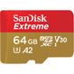 Cartao-MicroSDXC-SanDisk-Extreme-64Gb-UHS-I-160Mb-s-A2-com-Adaptador-SD-